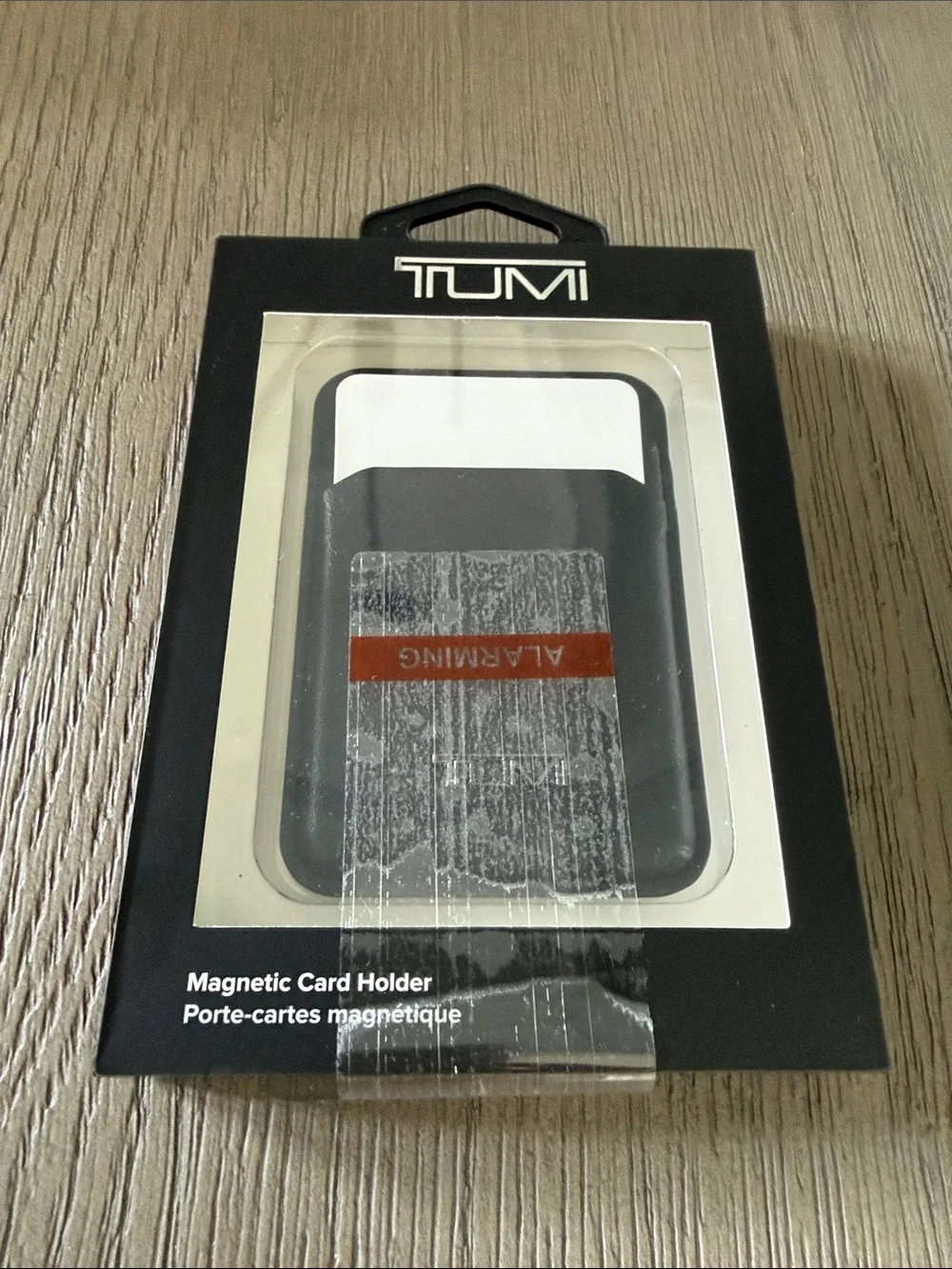 Tumi Black Magnetic Card Holder NWT